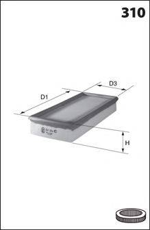 LUCAS FILTERS LFAF313 Повітряний фільтр