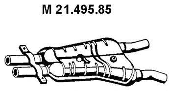 EBERSPACHER 2149585 Середній глушник вихлопних газів