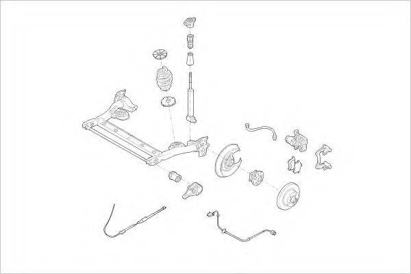 DELPHI VW05724R Підвіска колеса