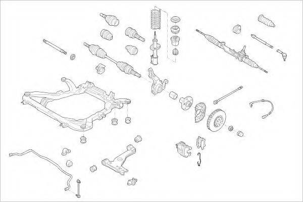 DELPHI OPEL05169F Підвіска колеса