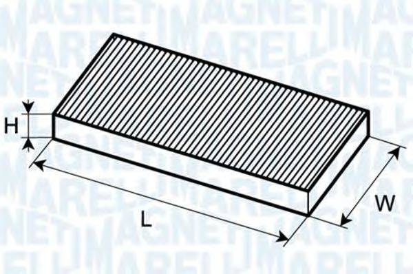 MAGNETI MARELLI 350203061970 Фільтр, повітря у внутрішньому просторі
